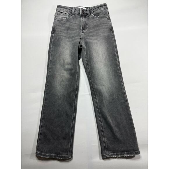 Vervet Blue Women's Straight Leg Gray Stretch Denim Jeans - Size 26x27 - Picture 1 of 5